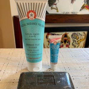 Skincare products: F. A. B. & Erno Laszlo